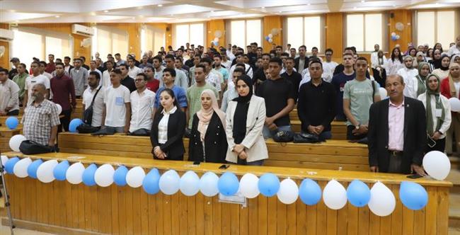 «عكاوي» يشهد حفل استقبال الطلاب الجدد بفرع الجامعة المصرية للتعلم الإلكتروني الأهلية بقنا