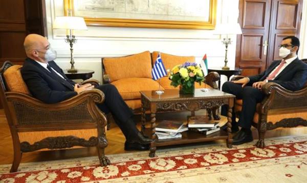 اليونان والإمارات تبحثان تعزيز العلاقات الثنائية