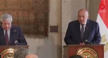   وزير الخارجية المصري: نسعى لتنمية العلاقات مع إيطاليا في قطاع الطاقة