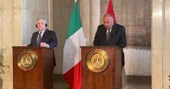   سامح شكرى: نسعى لتوسيع التعاون بين مصر وإيطاليا