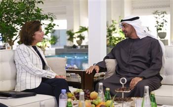   رئيس الإمارات يستقبل وزيرة التجارة الأمريكية
