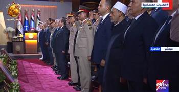   الرئيس السيسي يشهد سلام الشهيد