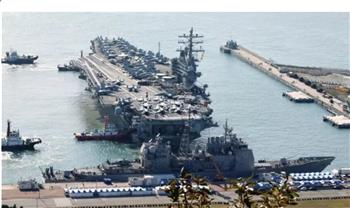   حاملة الطائرات الأمريكية "يو إس إس ريجان" تصل إلى ساحل كوريا الجنوبية