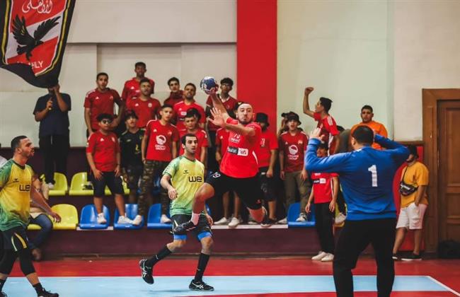 «رجال يد الأهلي» يفوز على الجزيرة في بطولة دوري المحترفين