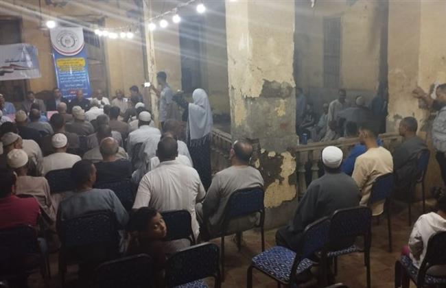 مؤتمر جماهيري موسع للتوعية بأهمية المشاركة في الانتخابات الرئاسية بمركز "تلا" 