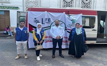 صحة الاسماعيلية تشارك بحملة للتبرع بالدم لصالح مصابي فلسطين