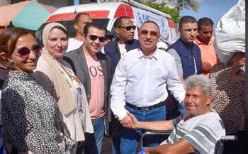   اقبال هائل على حملة التبرع بالدم لصالح الشعب الفلسطينى بالإسكندرية