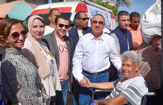اقبال هائل على حملة التبرع بالدم لصالح الشعب الفلسطينى بالإسكندرية