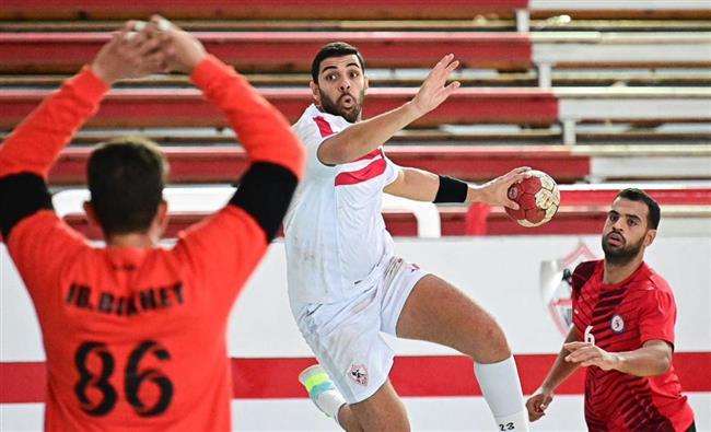 الزمالك يهزم العبور 45/19 فى تاسع جولات دورى محترفى اليد
