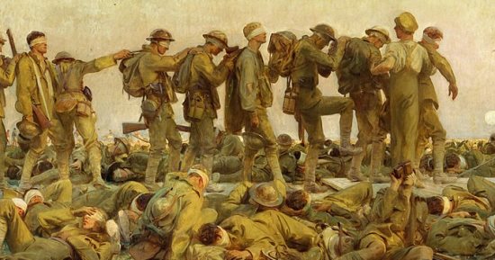 الكشف عن مفاجأة أثناء ترميم لوحة عن الحرب العالمية الأولى