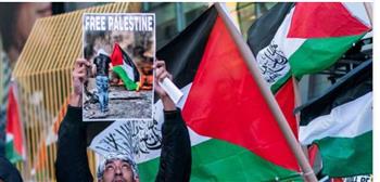   الآلاف يتظاهرون في نيويورك دعما للفلسطينيين