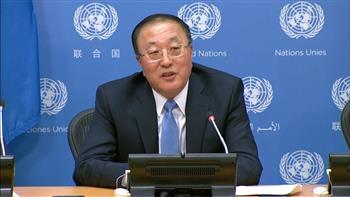   مندوب الصين الدائم لدى الأمم المتحدة يدعو إلى وقف فوري لإطلاق النار بين فلسطين وإسرائيل