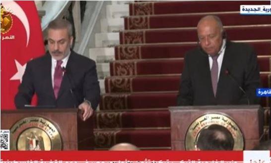 وزير خارجية تركيا: لقائي مع الرئيس السيسي ركز على تعزيز العلاقات بمصر