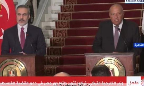 شكري : رغبة مشتركة بين مصر وتركيا للارتقاء بالعلاقات وتجاوز أي مرحلة ماضية