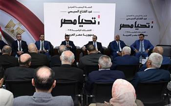   حملة المرشح الرئاسي عبدالفتاح السيسي تستقبل مجموعة من النقابات والمؤسسات والكيانات