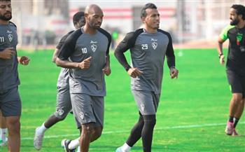 كشف طبي لثنائي الزمالك عللى هامش مران اليوم 