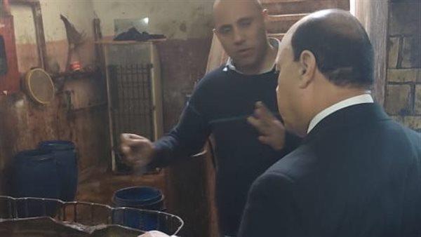 ضبط 10 أطنان من زيت الطعام المستهلك قبل إعادة تدويره في طنطا  