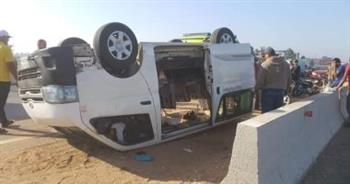   بالأسماء.. إصابة 9 أشخاص في حادث على الطريق الصحراوي بقنا