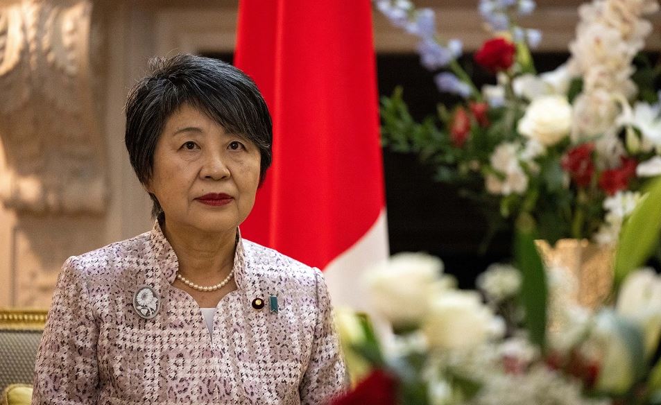 وزيرة الخارجية اليابانية تؤكد أهمية خفض التصعيد في قطاع غزة