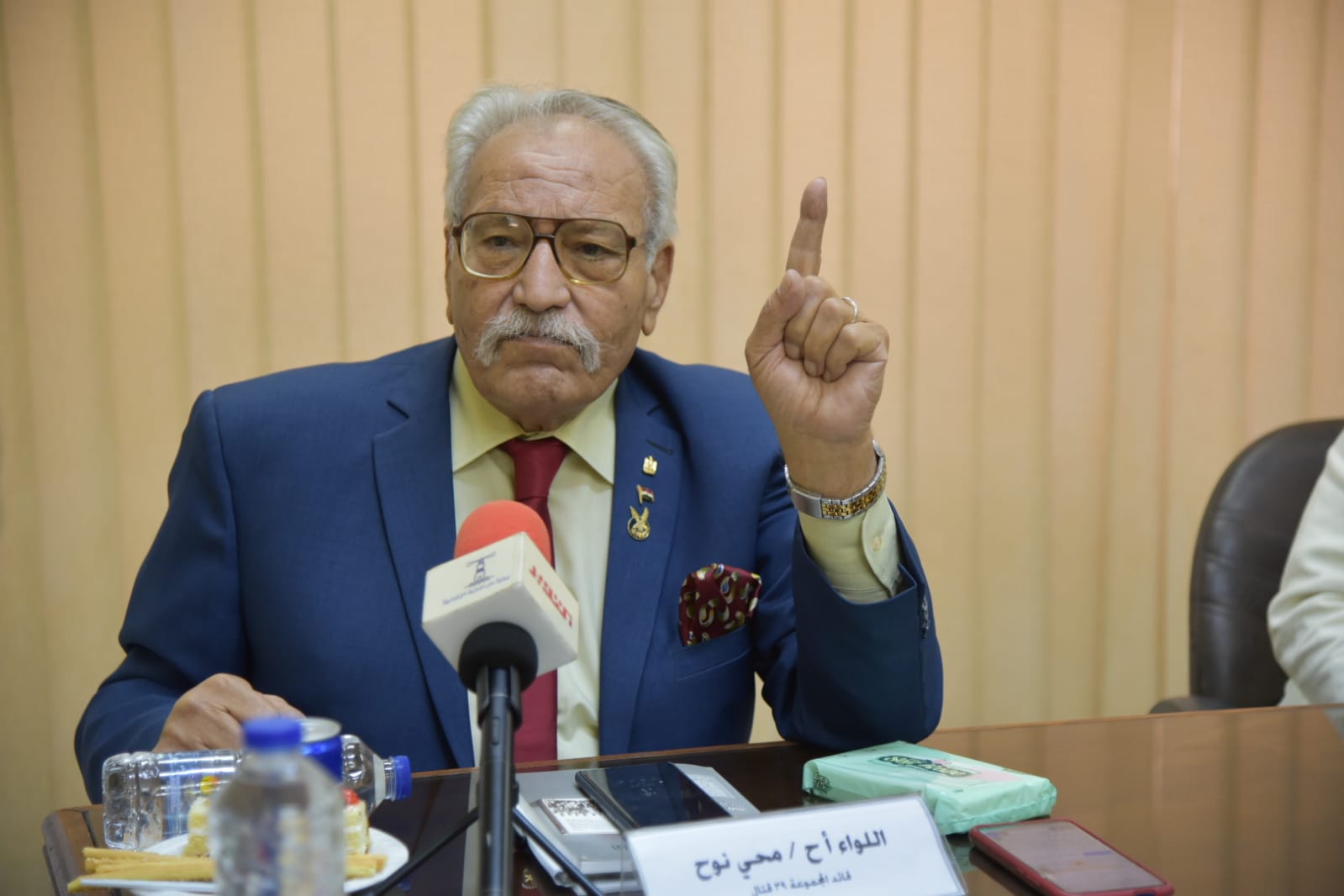 اللواء محيي نوح لـ "دار المعارف": يجب الوقوف بجانب القيادة السياسية