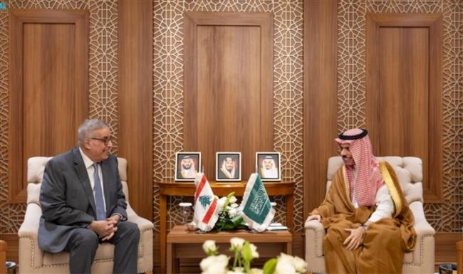 وزيرا خارجية السعودية ولبنان يبحثان تطورات الأوضاع في غزة