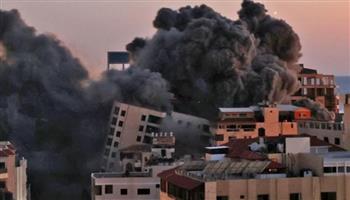  الطيران الحربي الإسرائيلي يقصف أربعة أبراج سكنية في قطاع غزة