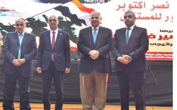 محافظ أسيوط يشهد ندوة بعنوان "خمسون عاما على نصر أكتوبر استراتيجية العبور للمستقبل" 