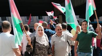   "العلوم الصحية" تشارك اتحاد عمال مصر في وقفة "نصرة فلسطين"