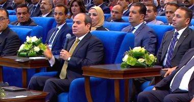 الرئيس السيسي: قد نكون 150 مليون نسمة في 2040 وسنحتاج لـ150 مليار متر مياه