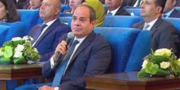   الرئيس السيسي: مصر نفذت خطة كبيرة فى مشروعات الجسور والسدود