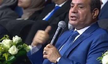 الرئيس السيسي: وزارة الداخلية كانت تعيد بناء نفسها وتكافح الجريمة