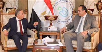 السبكي يستقبل نقيب عام الأطباء الجديد عقب إعلان نتائج انتخابات التجديد النصفي لنقابة الأطباء