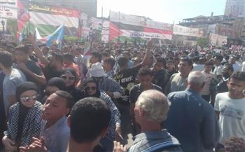 بالصور والفيديو.. احتشاد أهالي الفيوم دعما لفلسطين ولقرارات الرئيس السيسي