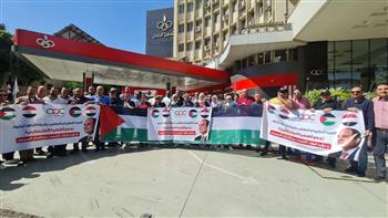  العاملون بالتعاون للبترول يُشاركون في المسيرة التضامنية لدعم فلسطين