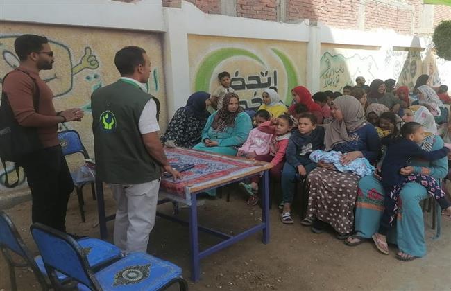 911 حالة.. حصاد قافلة جامعة الزقازيق اليوم بقرية تل محمد بالشرقية