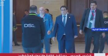  وصول رئيس المجلس الرئاسي الليبى لمقر انعقاد مؤتمر القاهرة للسلام