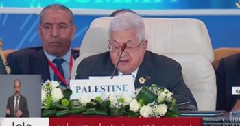   الرئيس الفلسطينى: لن نقبل بالتهجير وسنبقى صامدين على أرضنا