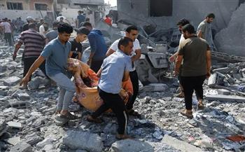  استشهاد 7 فلسطينيين وإصابة 45 في استهداف الاحتلال لمنزلين في خان يونس
