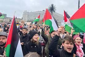 تظاهرة حاشدة في بوخارست تنديدا بعدوان الاحتلال على الشعب الفلسطيني