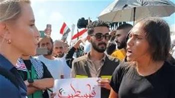   مصرية تلقن مذيعة CNN درسا قاسيا بسبب فلسطين