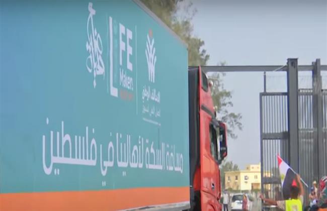 عاجل.. دخول الدفعة الثانية من قوافل المساعدات لقطاع غزة عبر معبر رفح.. فيديو
