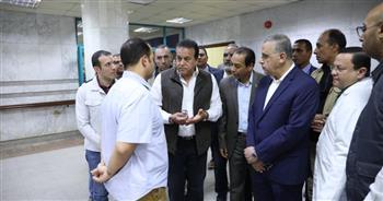 وزير الصحة يتفقد مستشفى الهلال للتأمين الصحي