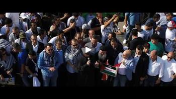  حملة الرئيس السيسي تنظم وقفة احتجاجية تضامنا مع فلسطين