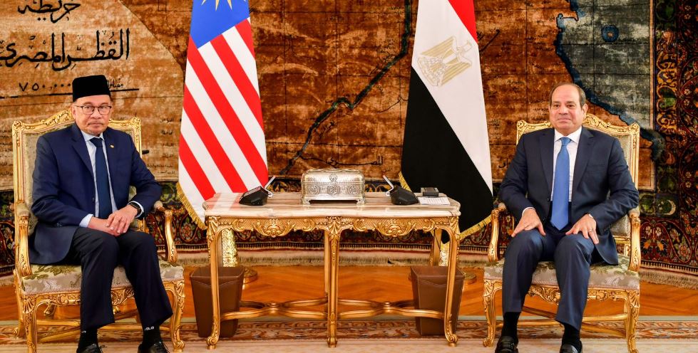مصر وماليزيا تؤكدان أن المخرج الوحيد للوضع بغزة إيجاد حل عادل وشامل للقضية الفلسطينية
