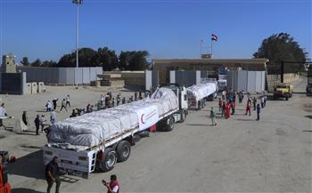   المساعدات التونسية تصل إلى الشعب الفلسطيني عبر معبر رفح