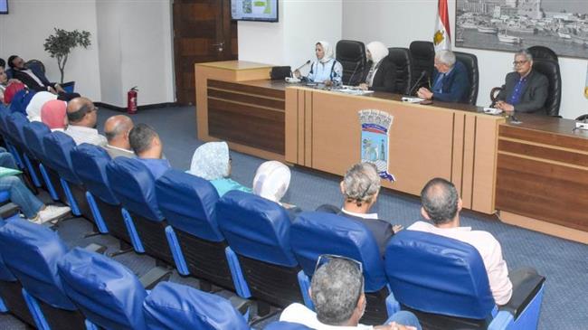محافظ الإسكندرية يتابع أعمال لجنة تقييم الميادين المشاركة بمسابقة "الإسكندرية تتألق بميادينها"