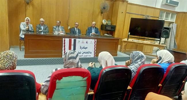 جامعة الفيوم: انطلاق مبادرة "بالتضامن نبني وطن" بكلية الآداب