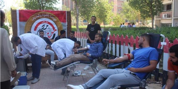 ختام حملة أسرة طلاب من أجل مصر للتبرع بالدم لاشقائنا في فلسطين