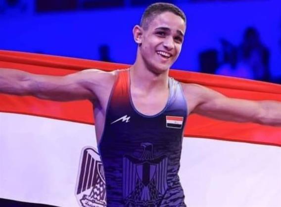 ذهبية المصارعة لـ إبن المؤسسة الرياضية العسكرية بسموحة 