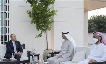   رئيس الإمارات ووزير خارجية تركيا يبحثان تعزيز الاستجابة الإنسانية لأهالي قطاع غزة